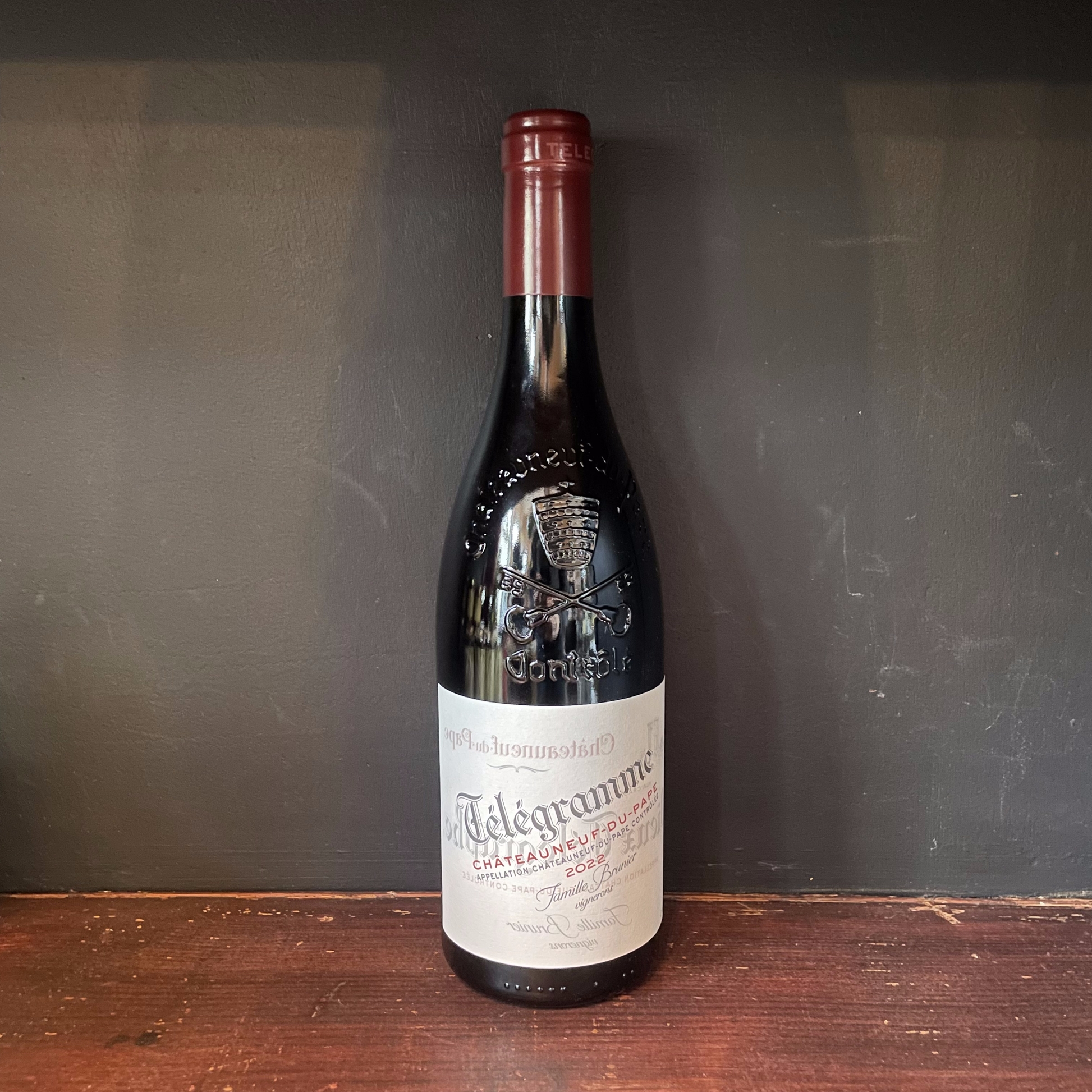 CÔTES DU RHÔNE - FAMILLE BRUNIER - CHÂTEAUNEUF-DU-PAPE - TÉLÉGRAMME - 2022