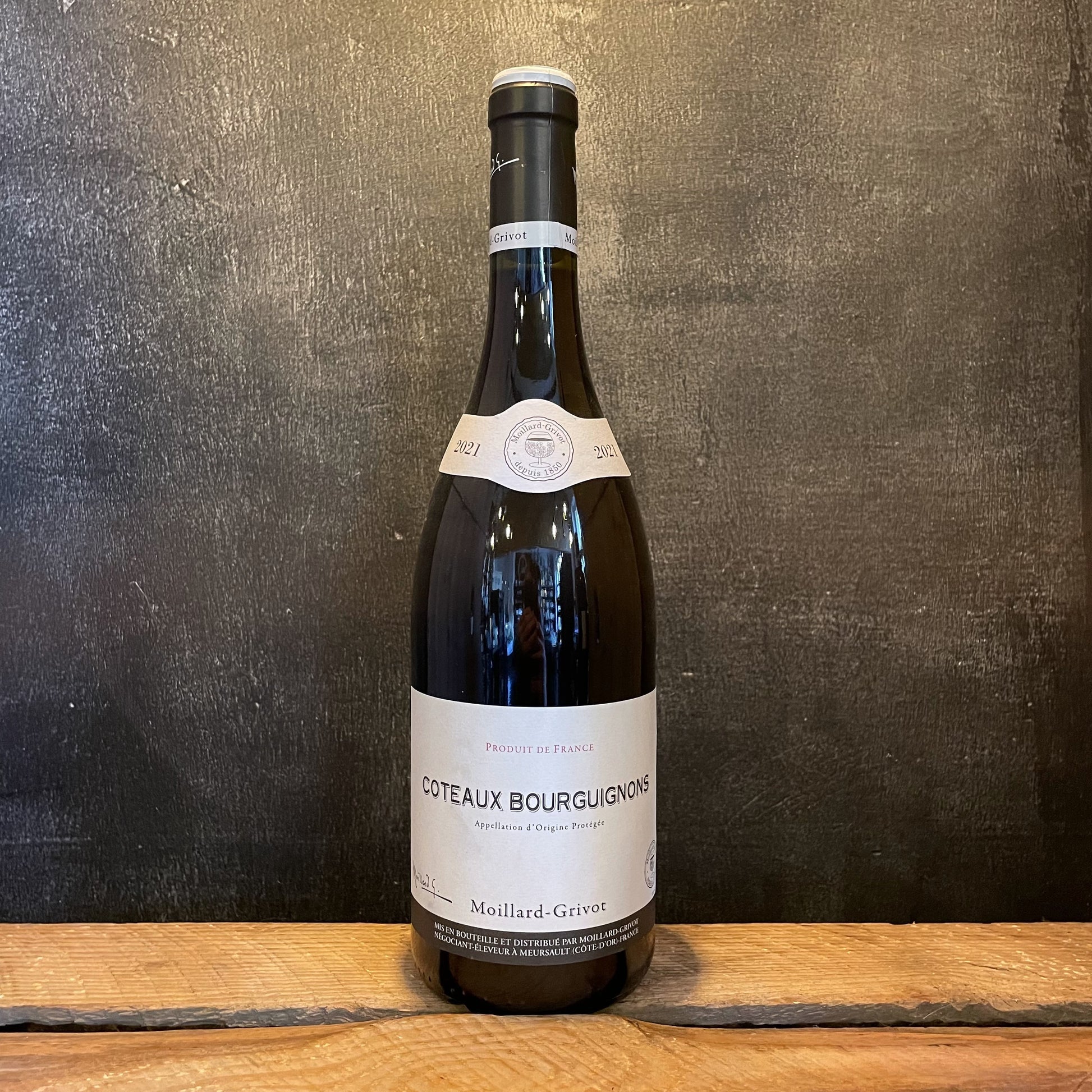 BOURGOGNE ROUGE - MOILLARD-GRIVOT - COTEAUX BOURGUIGNONS - 2021