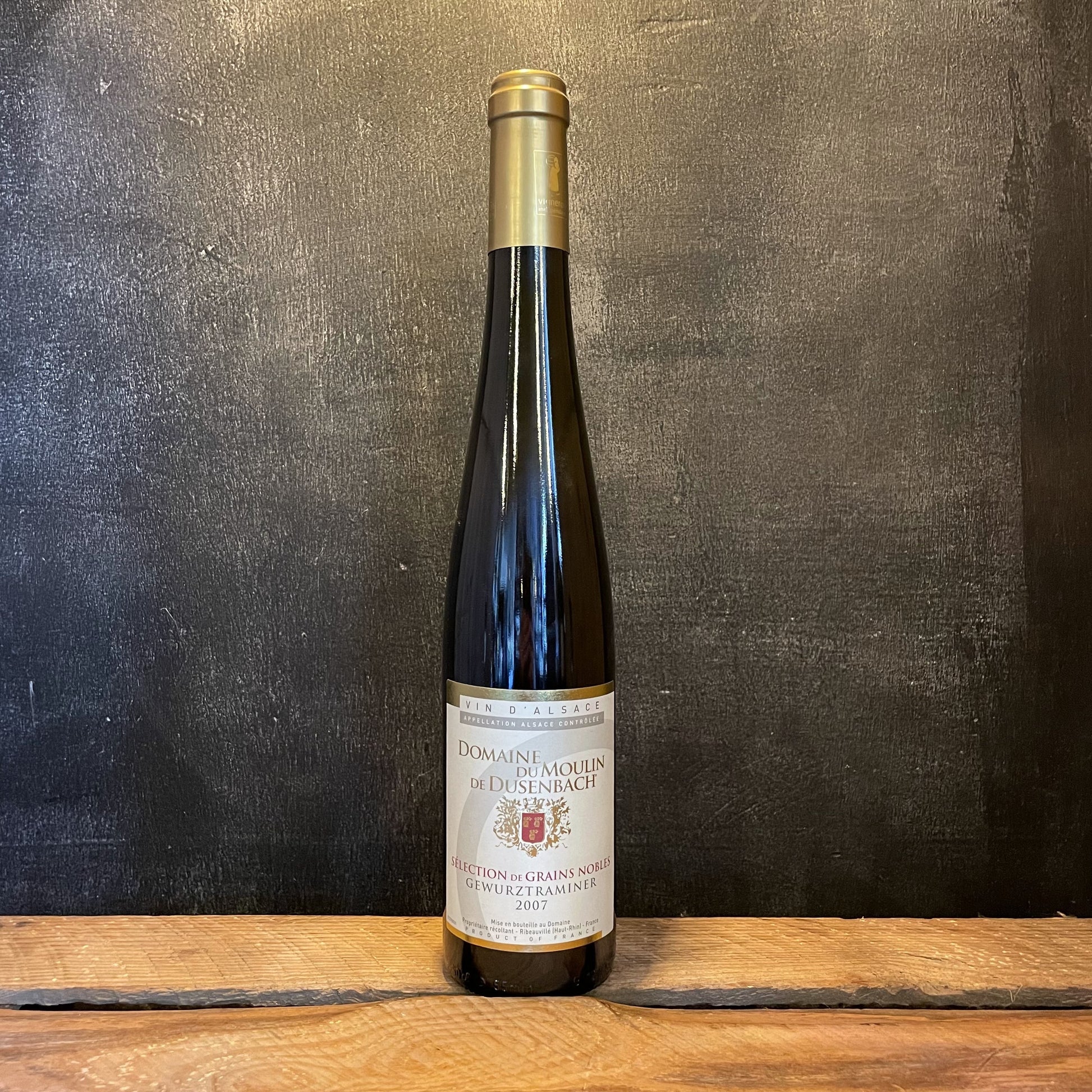ALSACE - DOMAINE DU MOULIN DE DUSENBACH - SÉLECTION DE GRAINS NOBLES - GEWURZTRAMINER - 2007