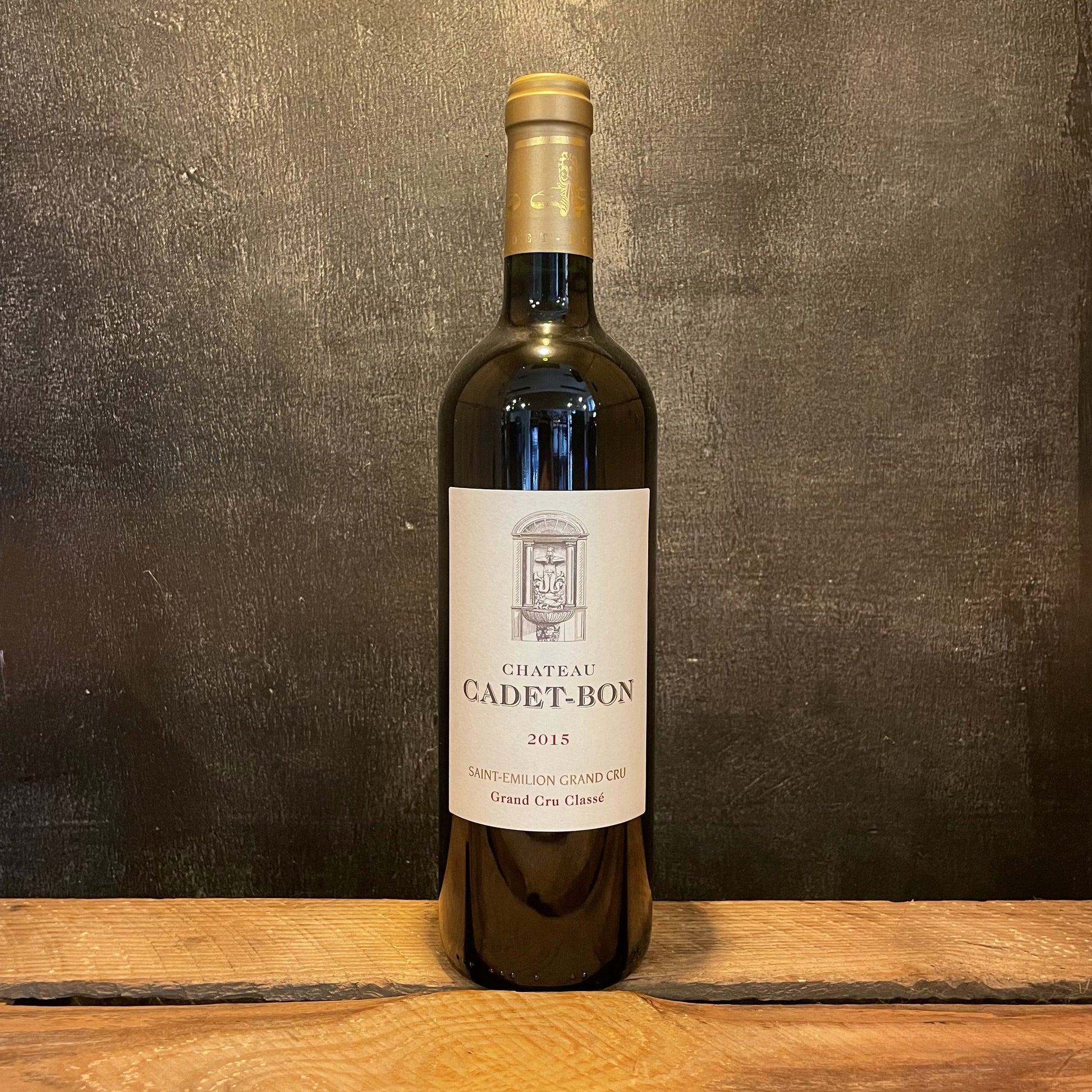 BORDEAUX - CHÂTEAU CADET BON - SAINT ÉMILION GRAND CRU - 2015