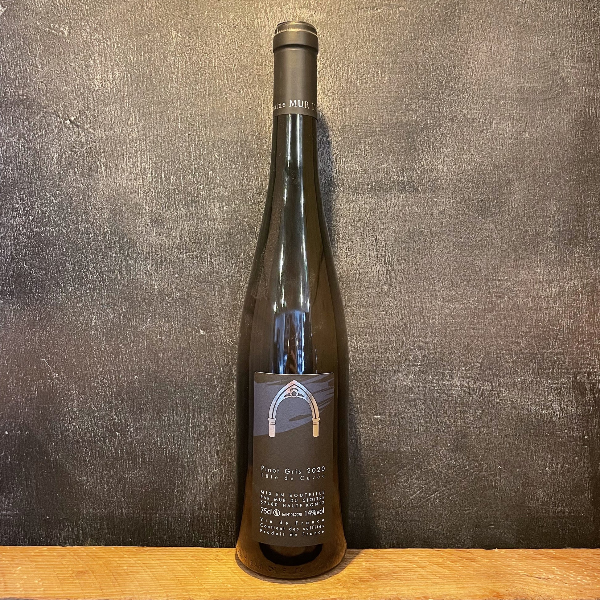 MOSELLE - DOMAINE MUR DU CLOÎTRE - PINOT GRIS - TÊTE DE CUVÉE - 2020