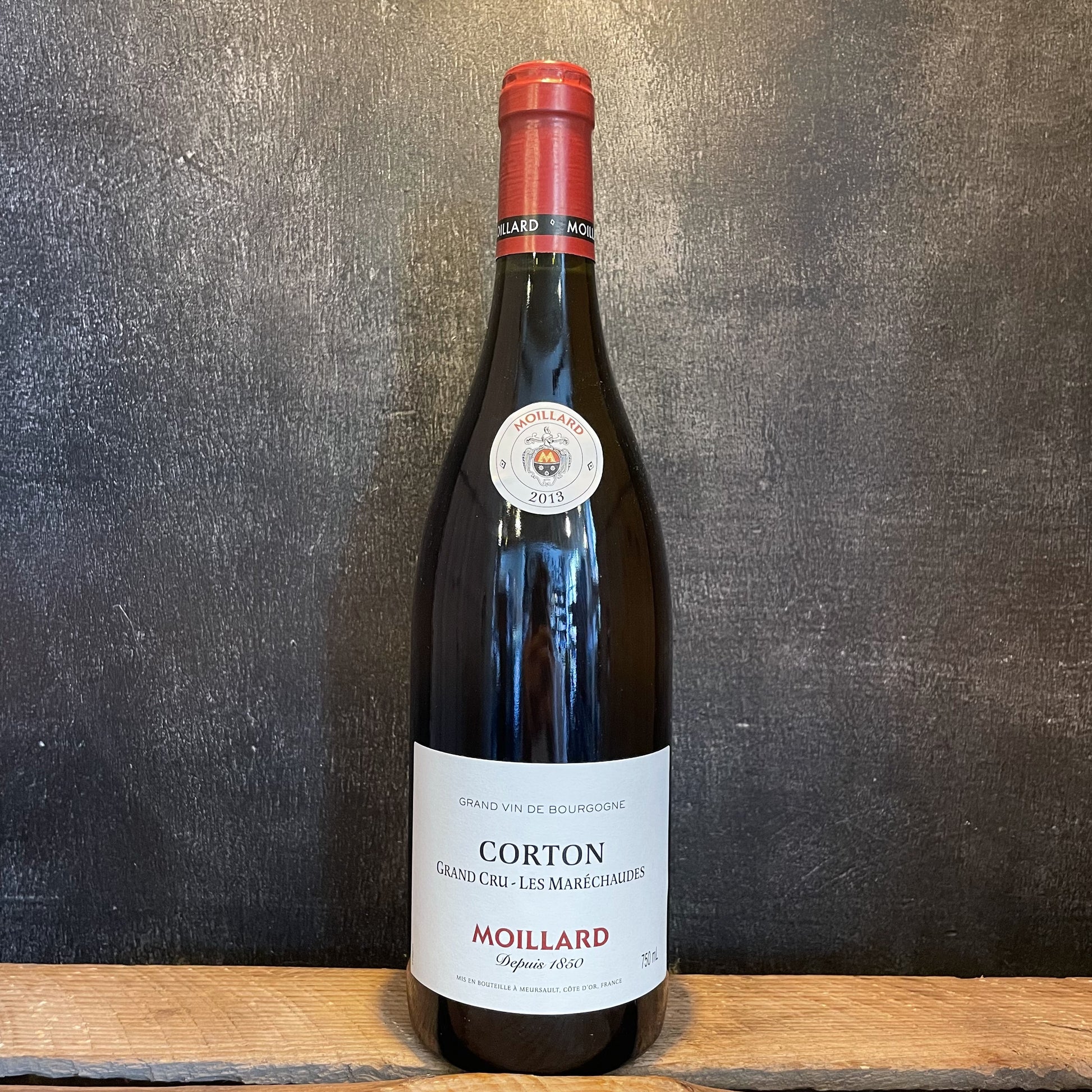 BOURGOGNE ROUGE - MOILLARD - CORTON GRAND CRU - LES MARÉCHAUDES - 2013