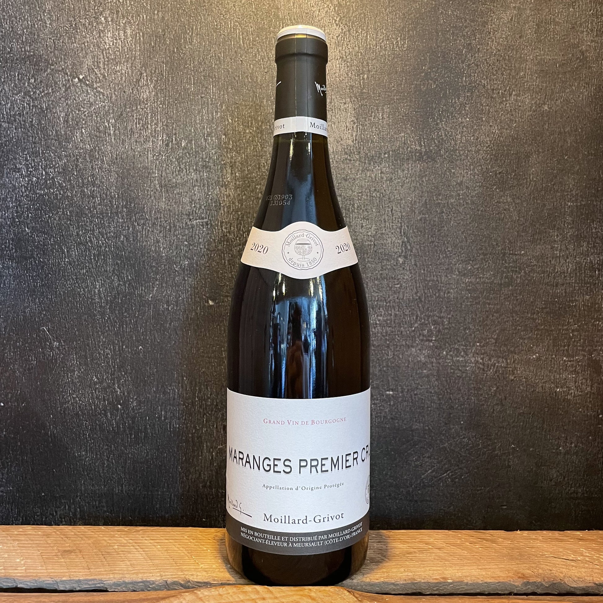 BOURGOGNE ROUGE - MOILLARD-GRIVOT - MARANGES PREMIER CRU - 2020